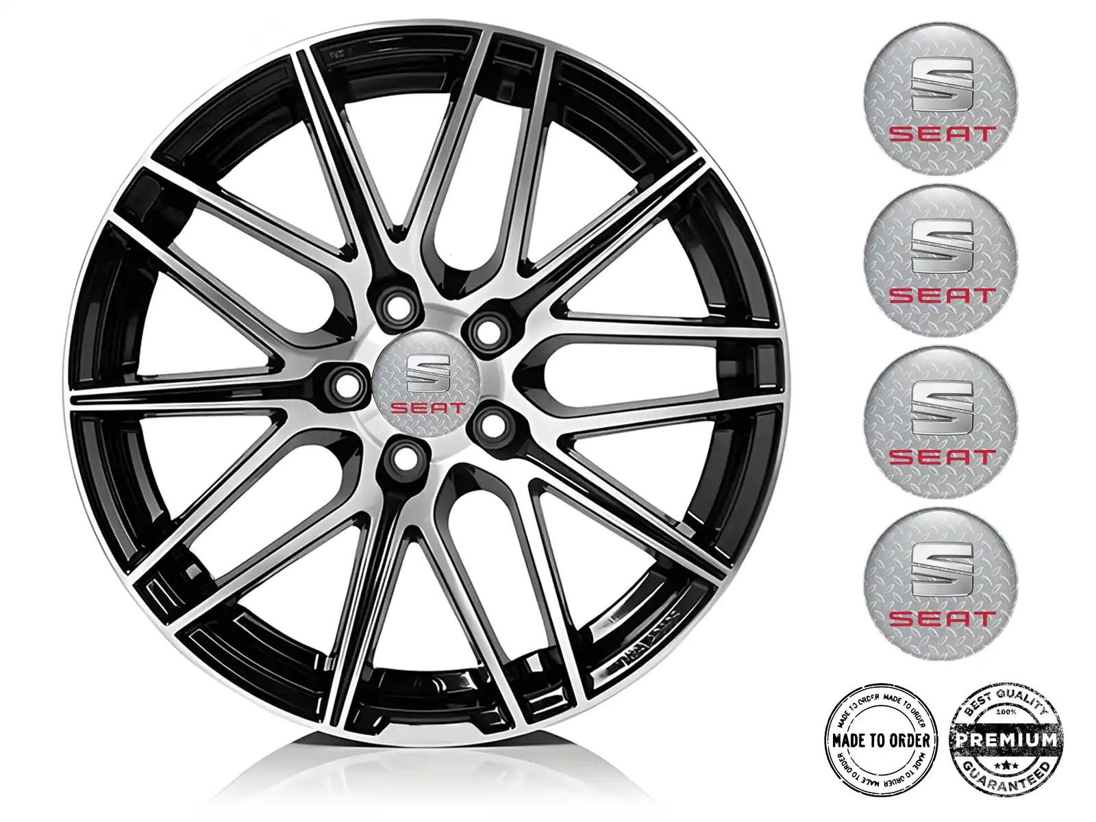 Seat Harz-Dome-Aufkleber Ausgabe Luxus Radlabels